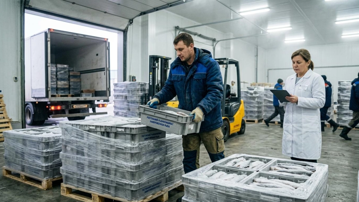 Ростовская область экспортировала 20 тонн мороженой рыбы в Туркменистан