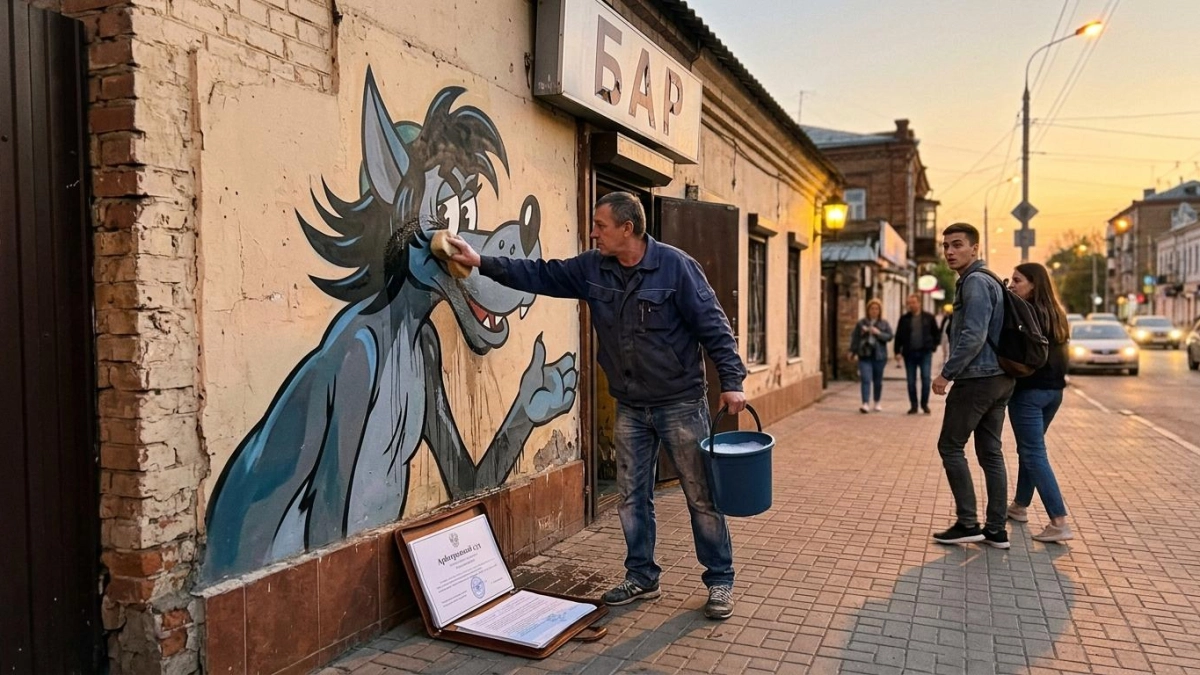 «Союзмультфильм» взыскивает 200 тысяч с ростовского бара за волка из советского мультфильма