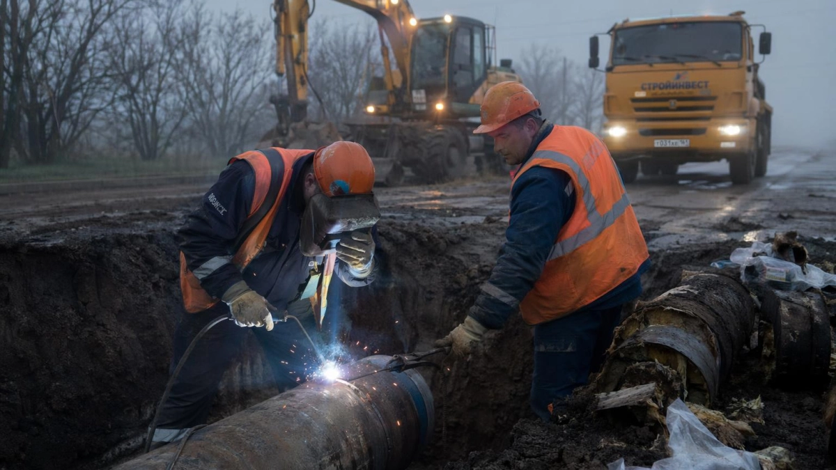 Авария на водоводе в Таганроге: работы на трёх участках, вода — по звонку