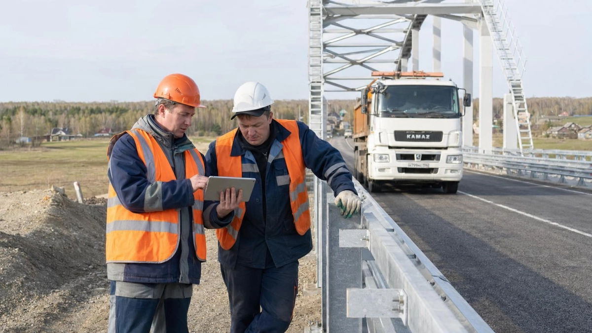 Губернатор Слюсарь проверил реконструкцию моста, связывающего несколько хуторов