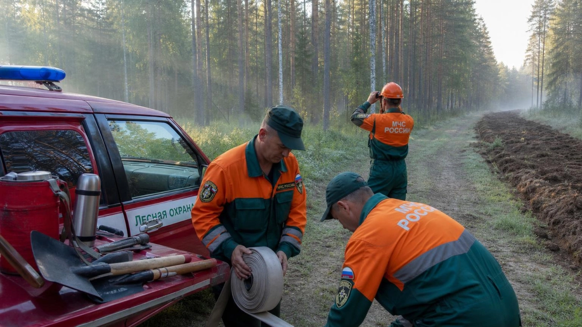 Обломки сбитых БПЛА вызвали пожары в лесничестве Шолоховского района