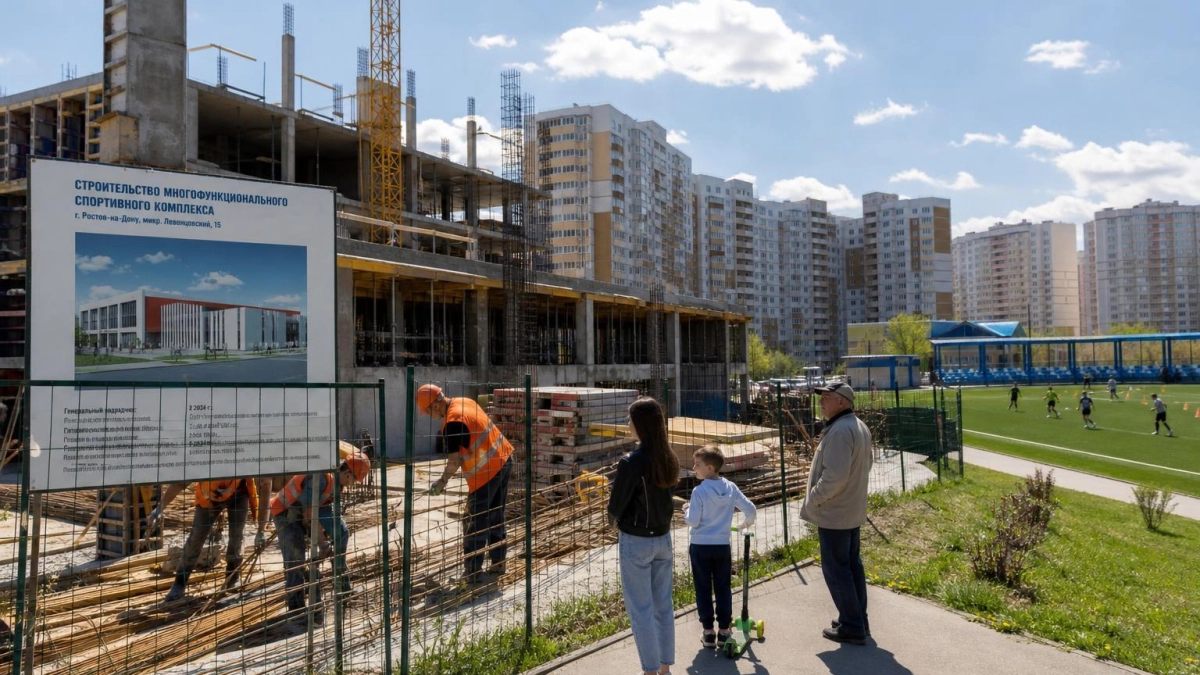 Спорткомплекс «Чайка» в Ростове подорожал с 1 до 2,2 млрд рублей