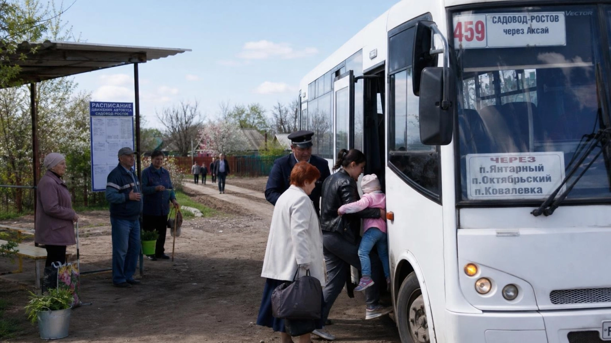 В Ростовской области автобусы на дачных маршрутах переведут на гарантированные рейсы