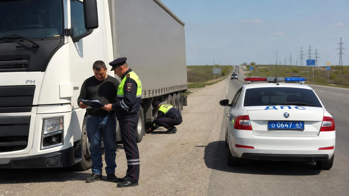 На трассе М-4 при проверке грузовиков задержан водитель с запрещёнными веществами