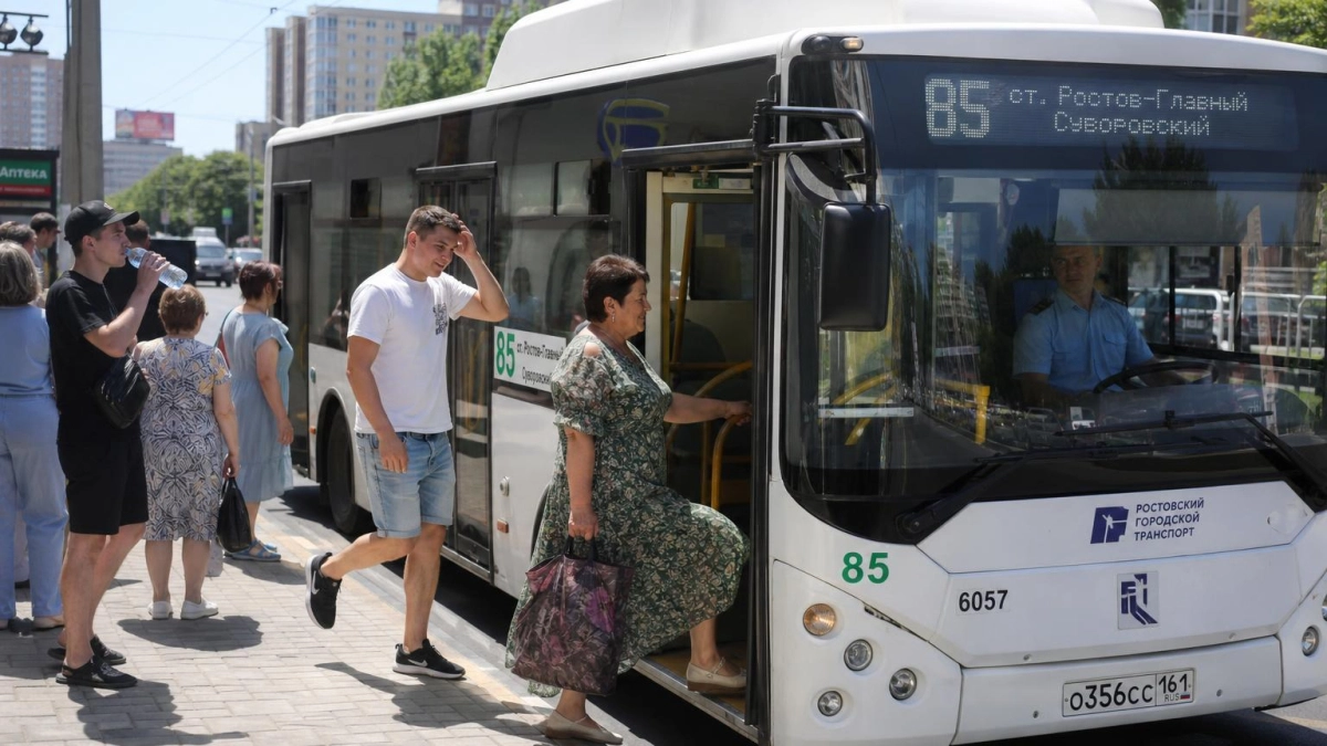 Кондиционеры в автобусах Ростова работают, но есть исключение