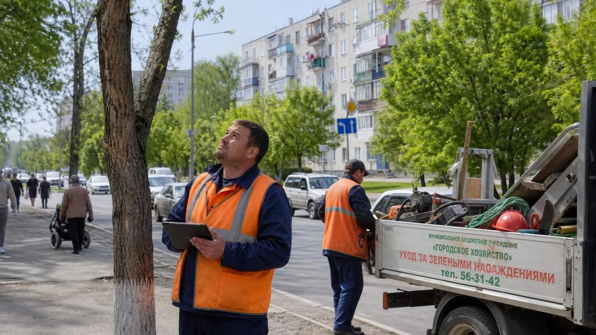 Дерево рухнуло на проспект Ленина в Ростове: пострадавших нет