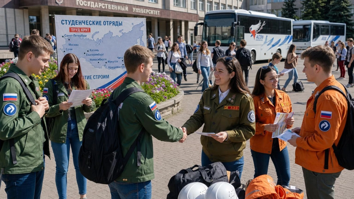 Студенческие отряды Ростовской области открыли третий трудовой семестр по восьми направлениям