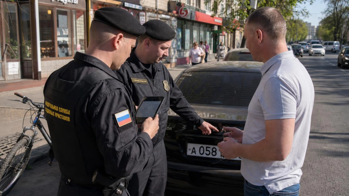 Приставы арестовали авто должников на 40 млн рублей за две недели