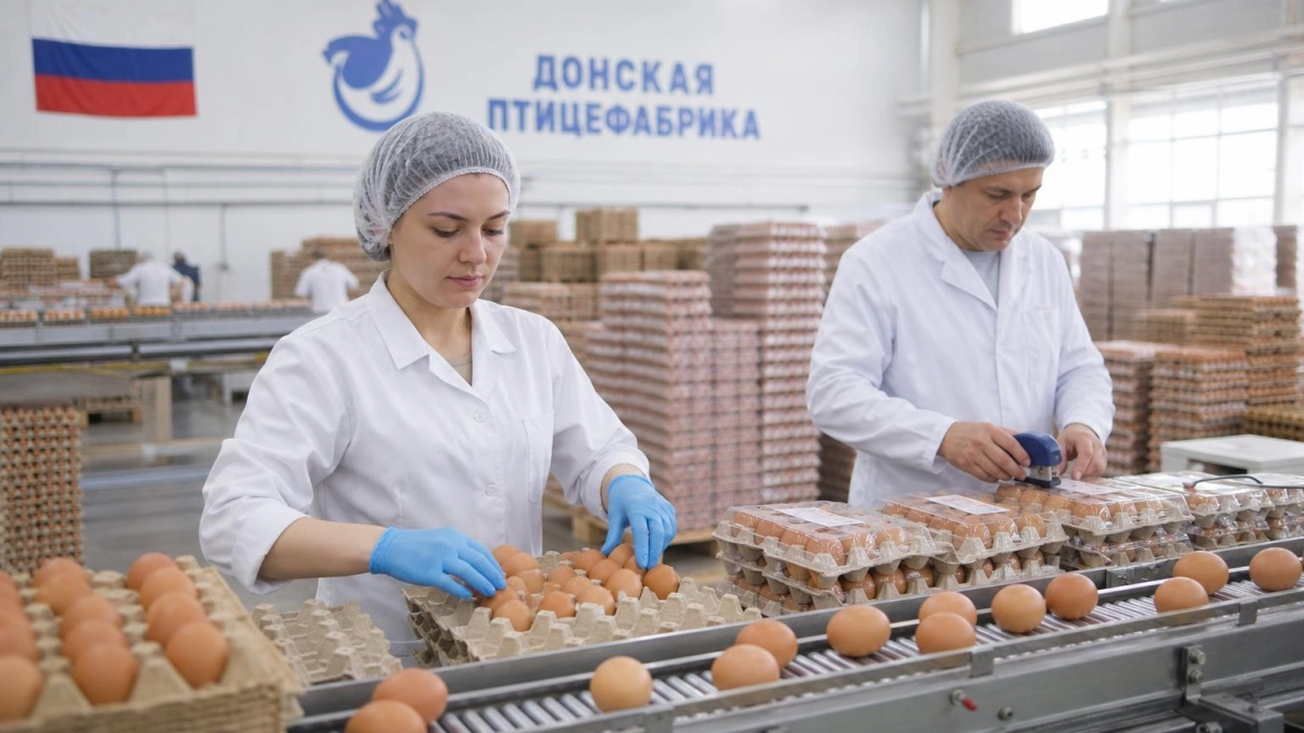 Ростовская область нарастила производство яиц на треть — до 353 млн штук