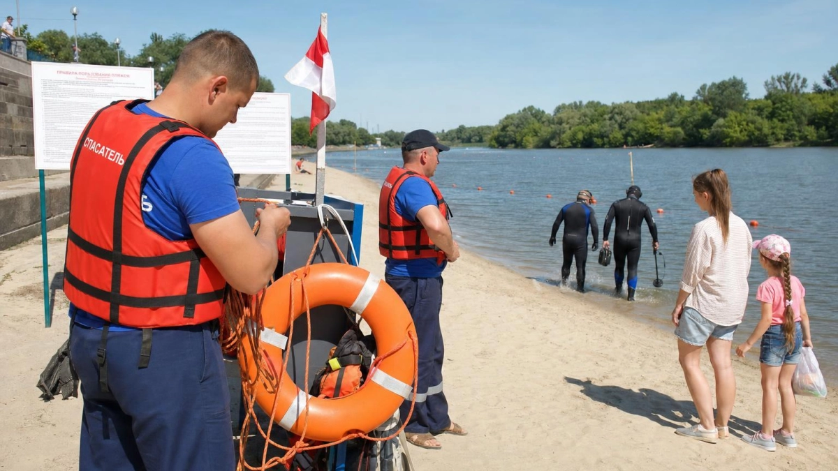 В Ростовской области открыли 73 пляжа с проверенной водой и спасателями