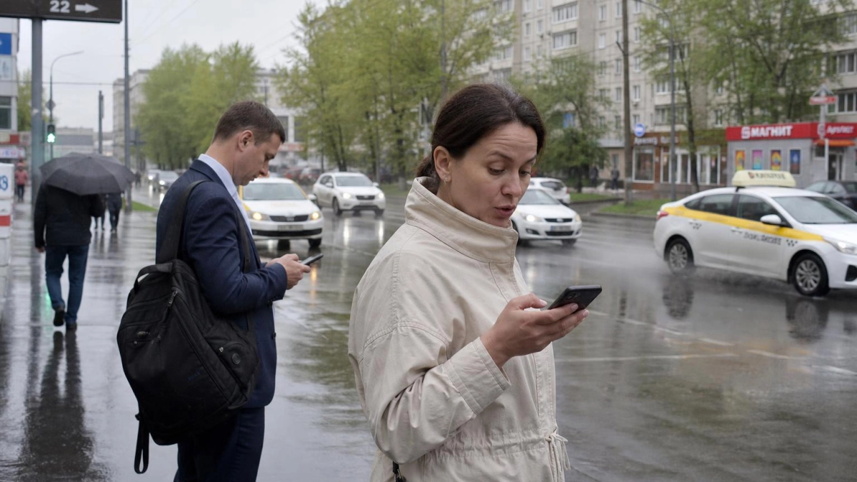 В Ростове дождь вдвое поднял цены на такси: 2 машины на 120 желающих