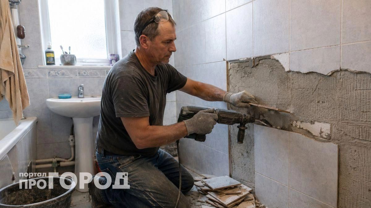 Больше не тратьтесь на укладку плитки в ванной: этот бюджетный материал крепится за день и служит десятилетиями