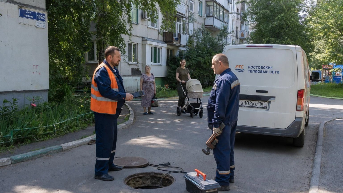 147 домов в Ростове остались без горячей воды из-за испытаний сетей