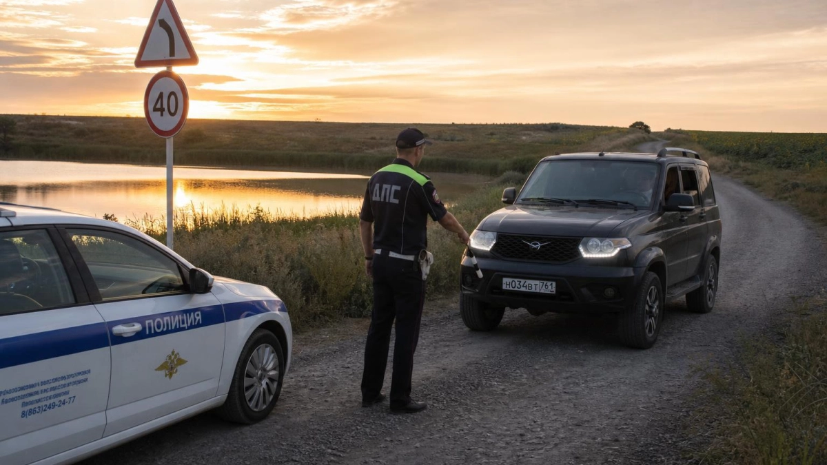 Водитель «УАЗа» на скорости слетел в Соленое озеро под Ростовом и погиб