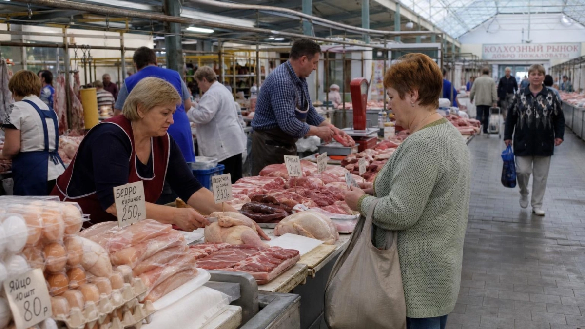 Семь предпринимателей торговали мясом и рыбой без документов на Нахичеванском Базаре