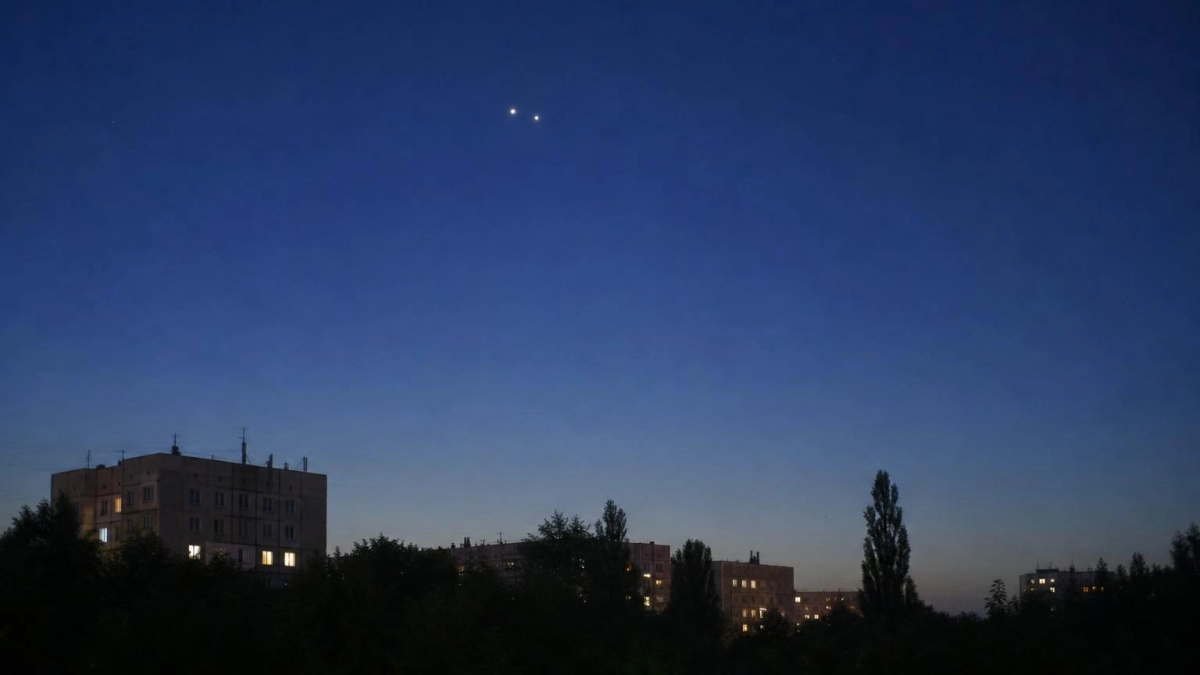 Ростовский фотограф снял Венеру и Юпитер перед парадом планет