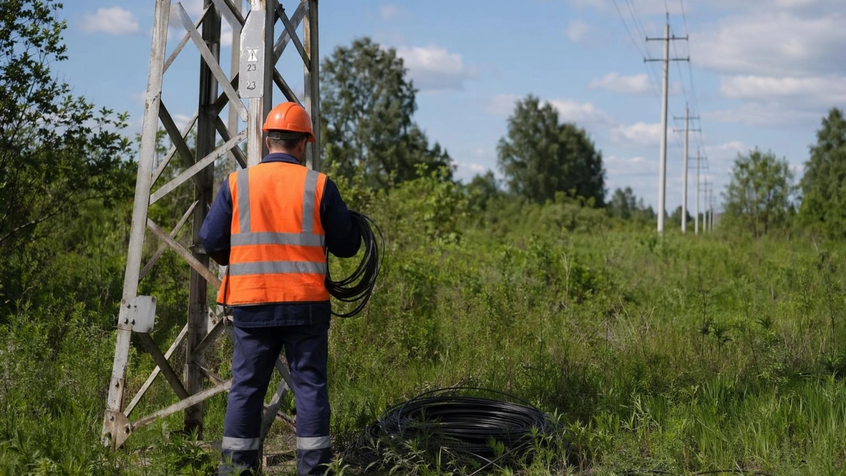 В Ростовской области заменят 170 км грозотроса на безопасные СИП