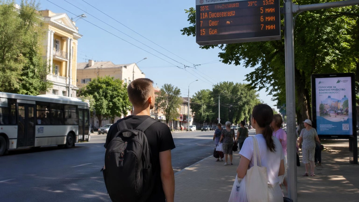 Электронные табло Таганрога работают до 2026 года в тестовом режиме
