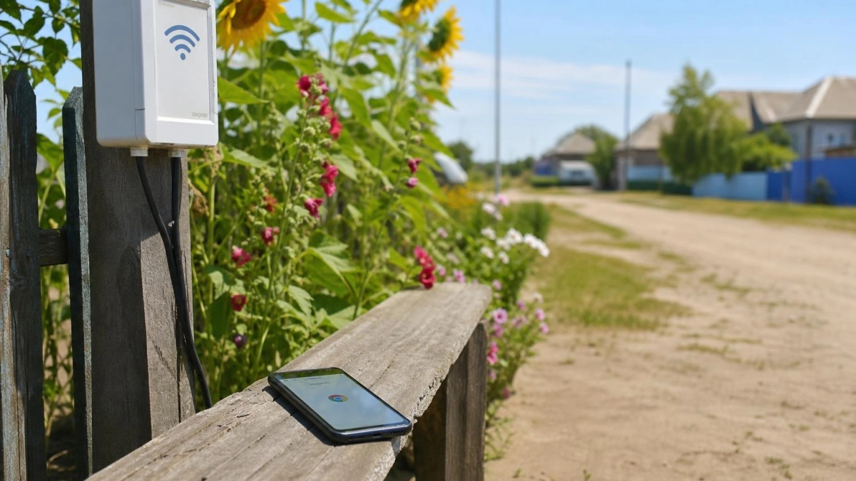 В трёх сёлах Азовского района запустили бесплатный Wi-Fi в парках