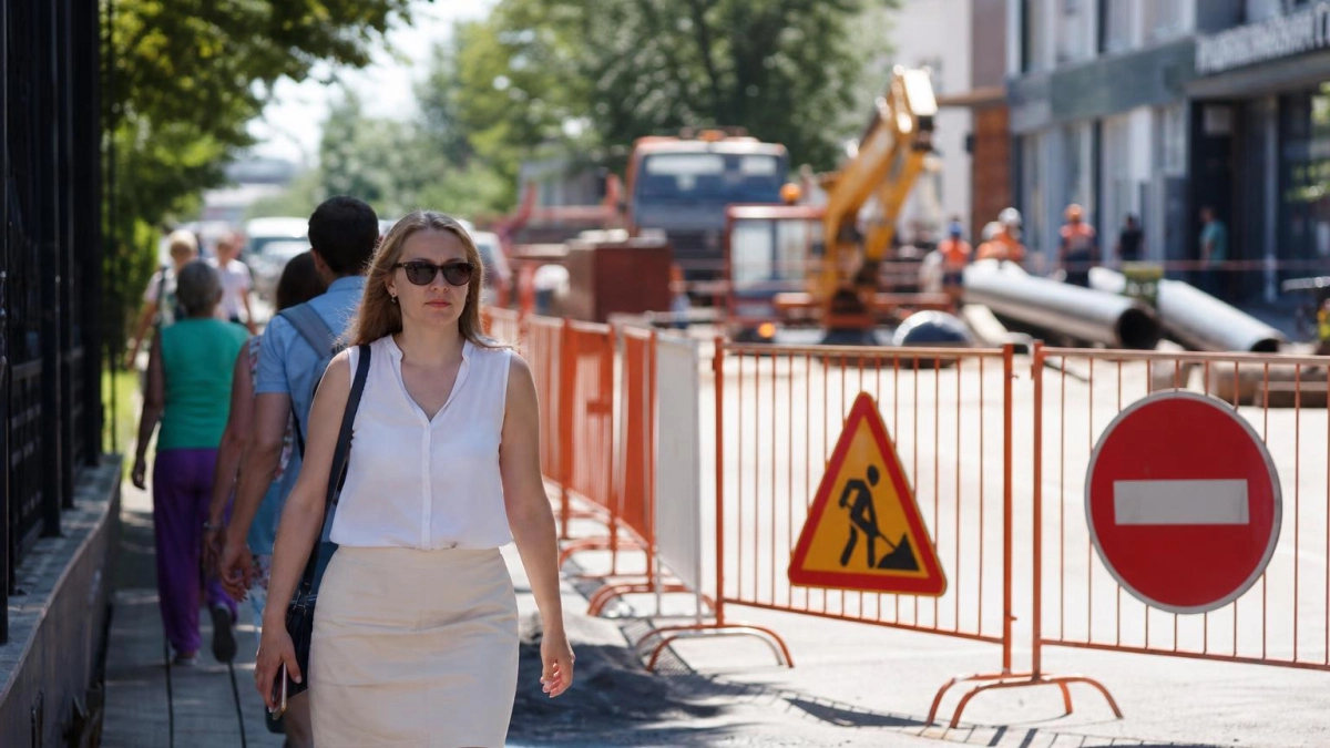 В Ростове до конца августа перекрыли Шаумяна на участке от Братского