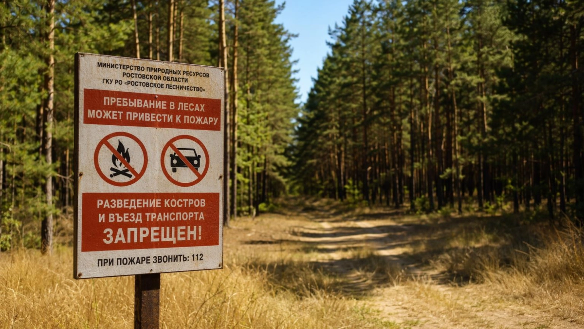 Жителям Ростовской области продлили запрет на посещение лесов до 13 августа