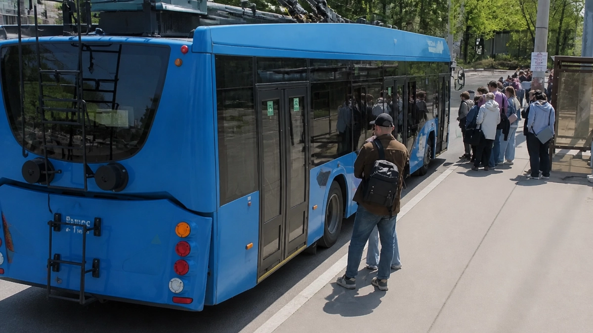 В Ростове после июльского урагана возобновили движение троллейбуса №17