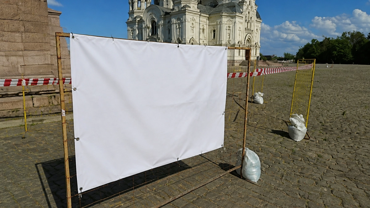 Памятник Ермаку в Новочеркасске покрыли черной краской при реставрации