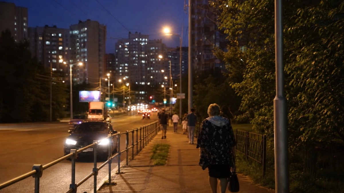 На Батуринской в Ростове установили новое освещение и завершили работы досрочно