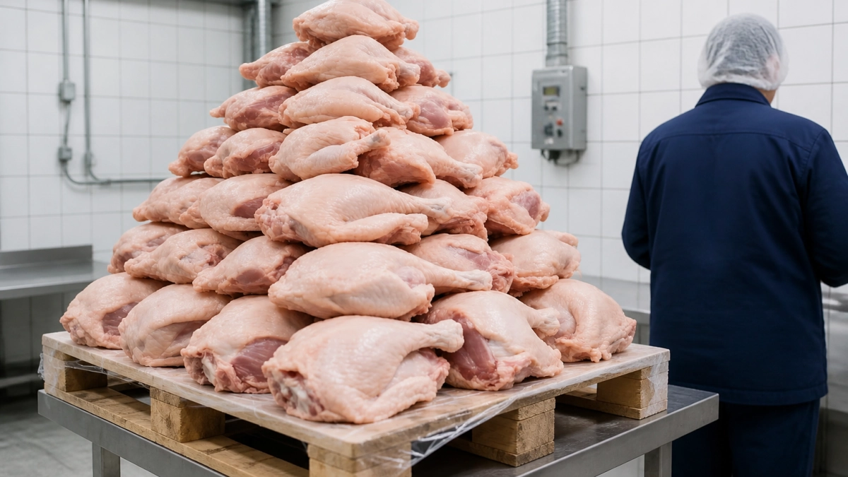 Из Ростовской области в Китай отправили 27 тонн проверенного мяса птицы