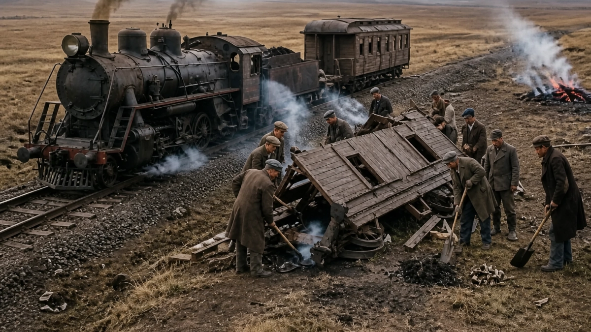 Гнилые шпалы и 150 жертв: как в 1913 году рухнул поезд на Кубань