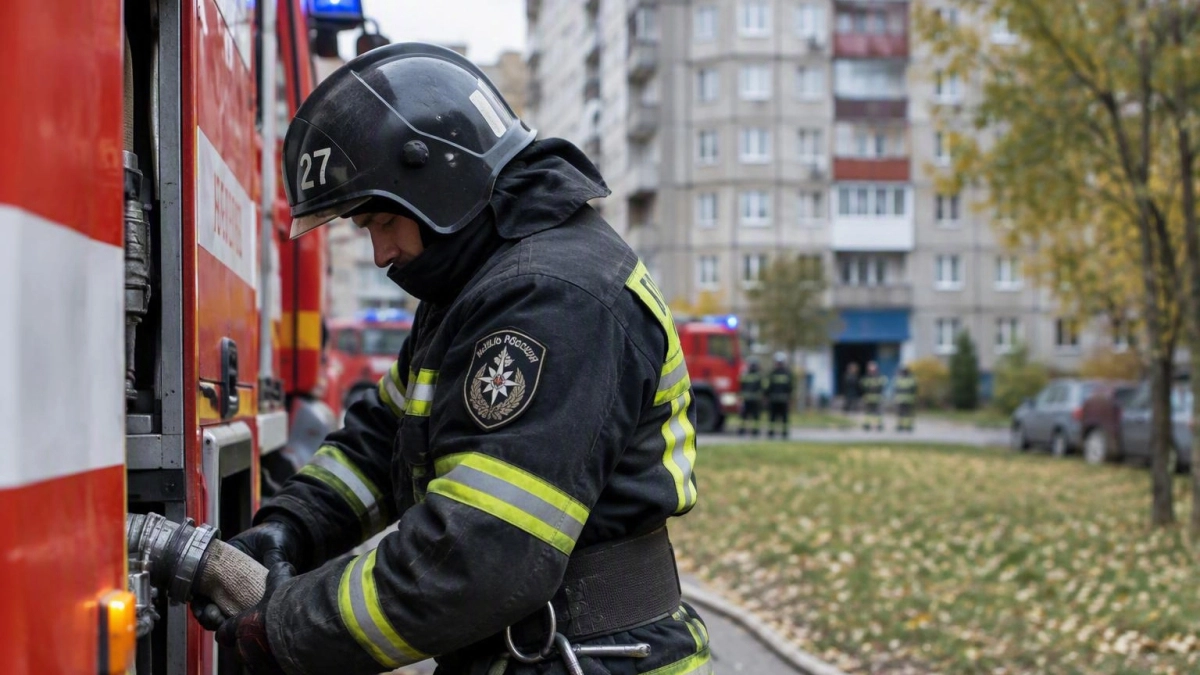 В Ростове потушили пожар в квартире на Берберовской без пострадавших