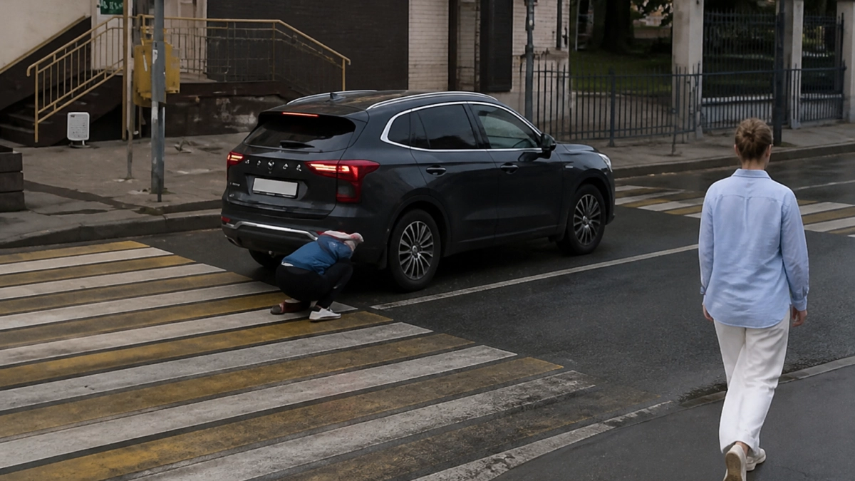 На Доломановском Haval сбил ребенка на переходе и уехал с места ДТП