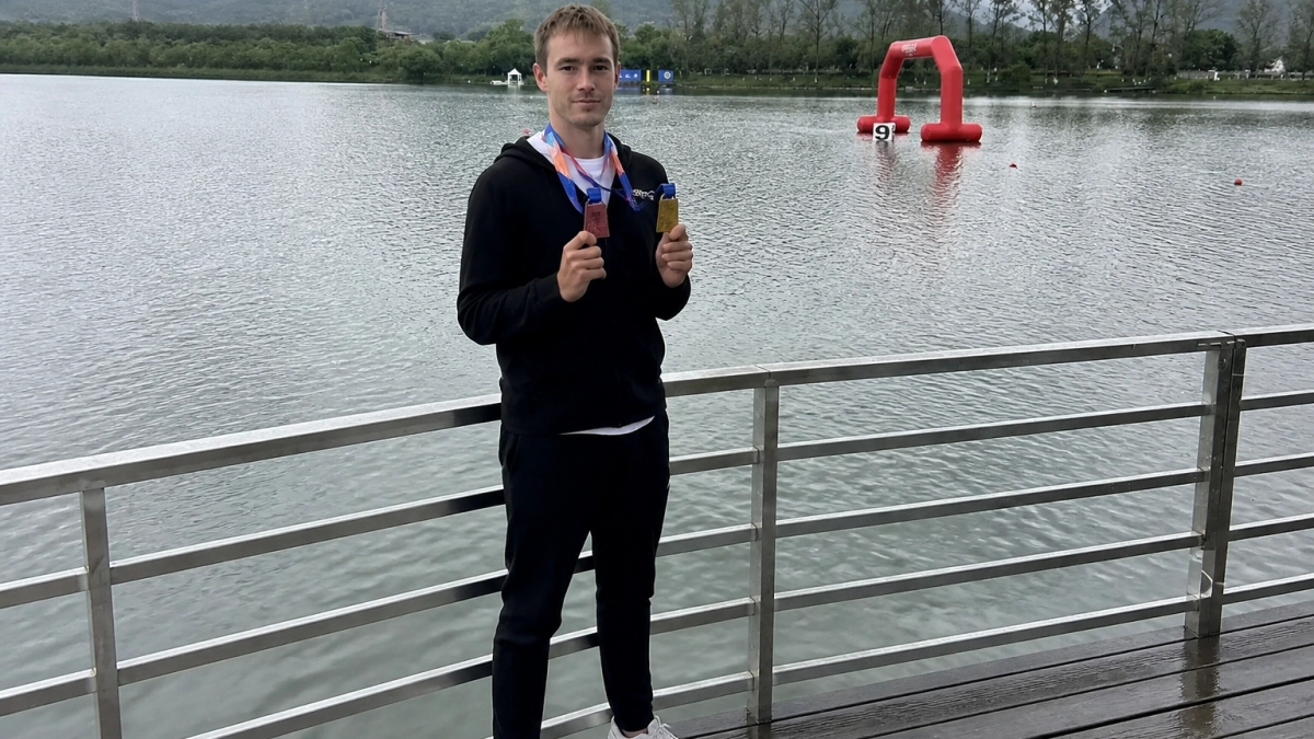 Батайский гребец Владимир Дубровин взял два золота и бронзу чемпионата мира