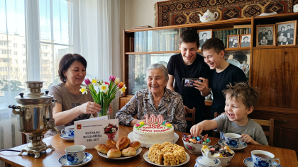 Новочеркасская долгожительница Фаузана Юлдашева отметила вековой юбилей