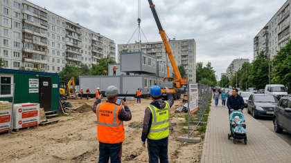 В Суворовском за 300 млн рублей строят поликлинику на 250 посещений в смену