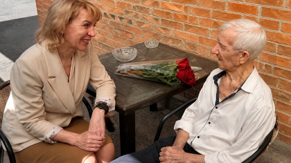 В Таганроге 95 лет исполнилось ветерану войны Василию Червоневу
